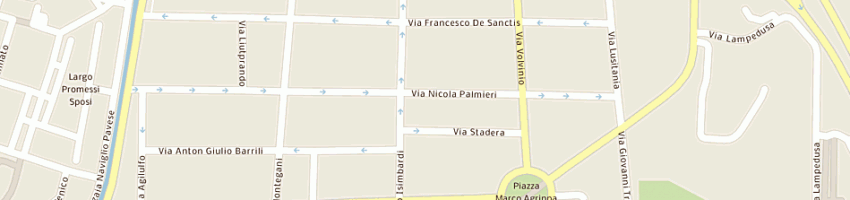 Mappa della impresa spairani daniele a MILANO
