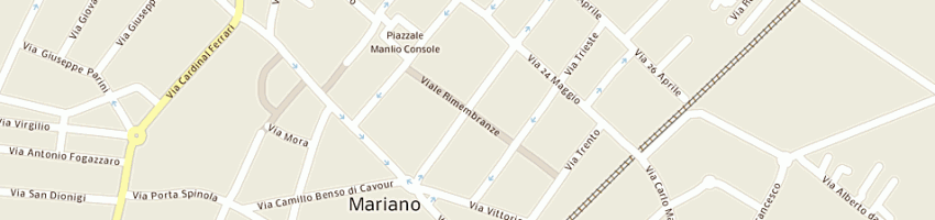 Mappa della impresa augustus international sas di colombo roberta e c a MARIANO COMENSE