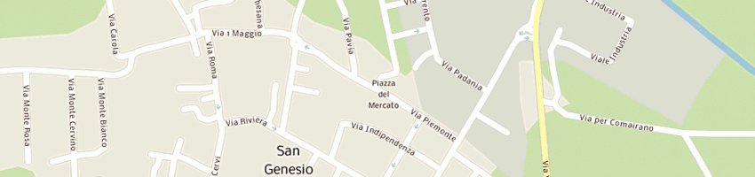 Mappa della impresa municipio a SAN GENESIO ED UNITI
