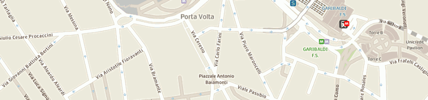 Mappa della impresa albergo san guido a MILANO