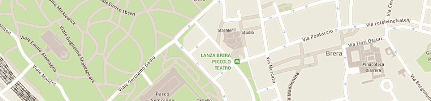 Mappa della impresa sambonet roberto a MILANO