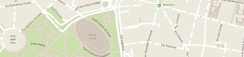 Mappa della impresa performing ingegneria dell'organizzazione spa a MILANO