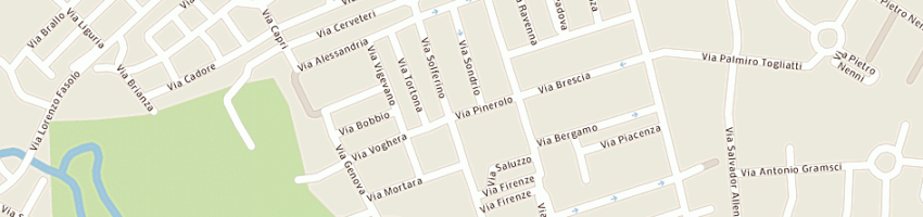 Mappa della impresa qua la zampa di cordoni pietro a PAVIA