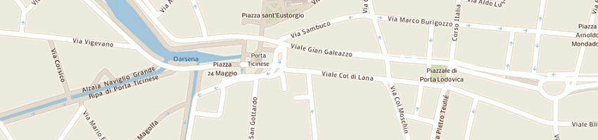 Mappa della impresa ticinese parking di foca' giuseppe e c snc a MILANO