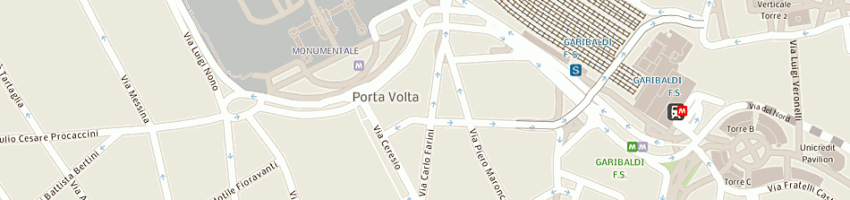 Mappa della impresa turra' alessandro carlo a MILANO