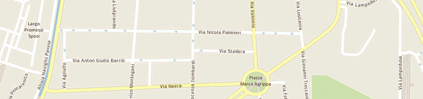 Mappa della impresa chiesa di altri culti chiesa cristiana evangelica adi a MILANO