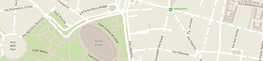 Mappa della impresa cesana luca eleonardo a MILANO