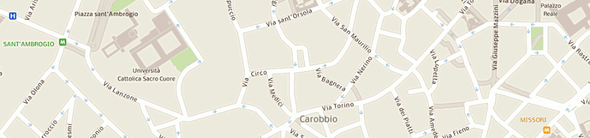 Mappa della impresa idea lavoro societa' di fornitura di lavoro temporaneo pa a MILANO