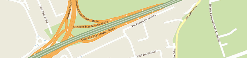Mappa della impresa essico srl a PADERNO DUGNANO