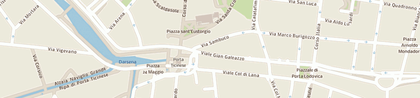 Mappa della impresa promoviaggi spa a MILANO