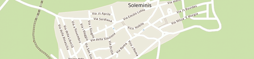 Mappa della impresa comune di soleminis a SOLEMINIS
