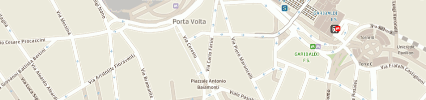 Mappa della impresa tex imberti snc a MILANO
