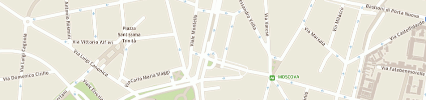 Mappa della impresa capitol partners srl a MILANO