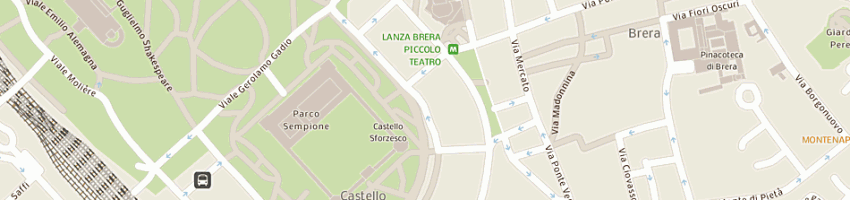 Mappa della impresa studio legale caruso a MILANO