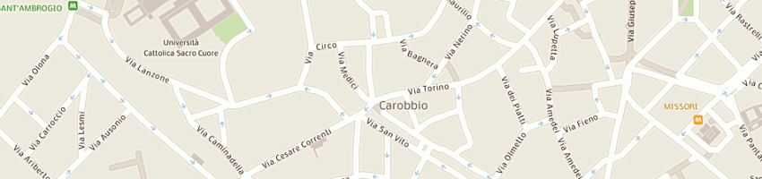 Mappa della impresa gianna shopping sas di gao xiaoping e c a MILANO