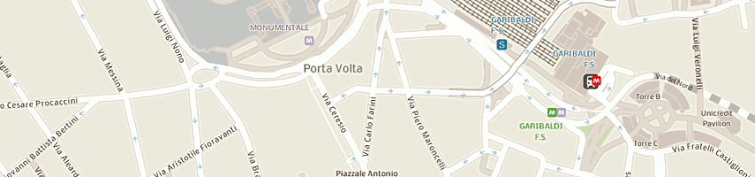 Mappa della impresa altea srl a MILANO