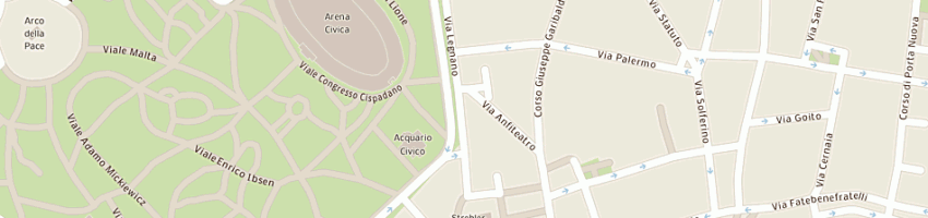 Mappa della impresa quartero patrizia a MILANO