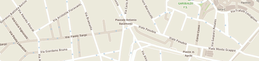Mappa della impresa associazione nazionale combattenti e reduci a MILANO