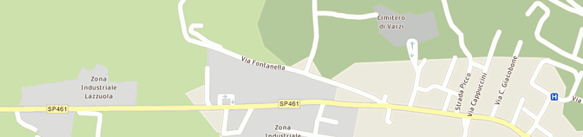 Mappa della impresa zandalasini snc di zandalasini angelo e c a VARZI