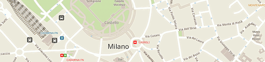 Mappa della impresa pm srl a MILANO