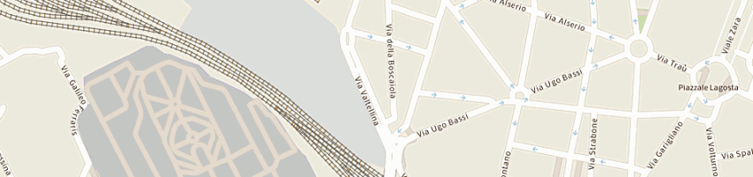 Mappa della impresa malugani mario a MILANO