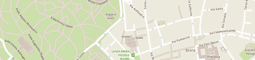 Mappa della impresa de dominicis e mayer srl a MILANO