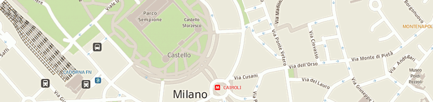 Mappa della impresa zanichelli editore spa a MILANO