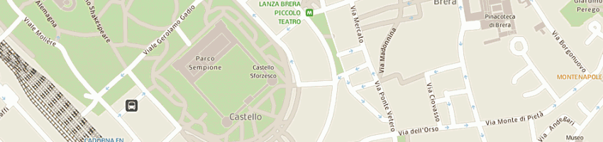 Mappa della impresa immobiliare rotonda srl a MILANO