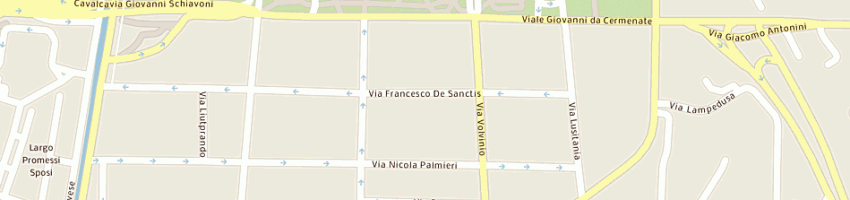 Mappa della impresa dicensi marco a MILANO