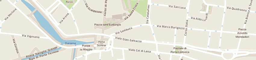 Mappa della impresa escom espansioni comunicative srl a MILANO