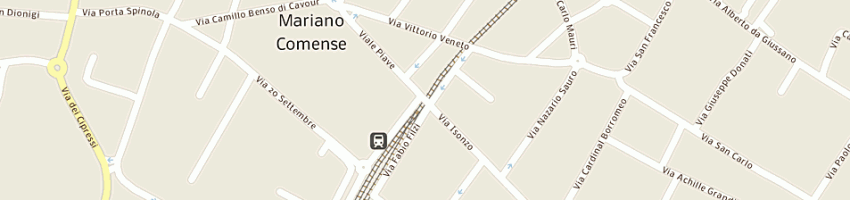 Mappa della impresa mauri ambrogina a MARIANO COMENSE
