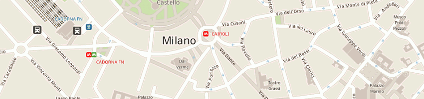 Mappa della impresa banca generali spa a MILANO