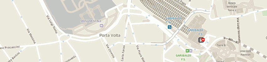 Mappa della impresa suore stimatine francescane a MILANO
