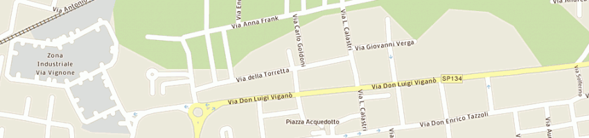 Mappa della impresa rossi agnese a CESANO MADERNO