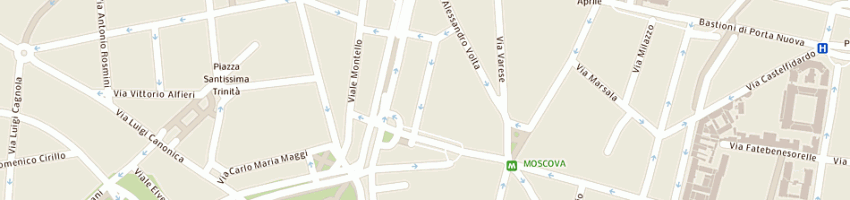 Mappa della impresa alterstudio sas a MILANO