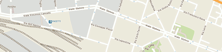 Mappa della impresa de sade srl a MILANO
