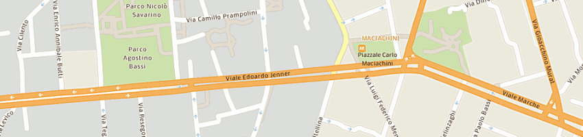 Mappa della impresa mantovani elena a MILANO