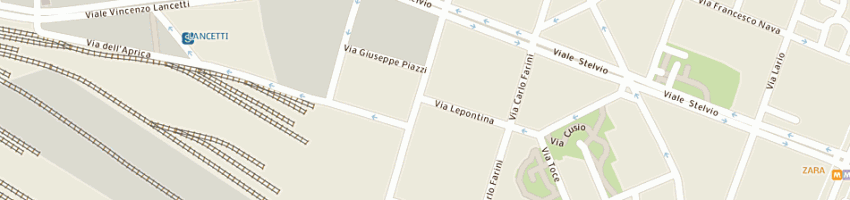 Mappa della impresa miccoli antonio walter a MILANO