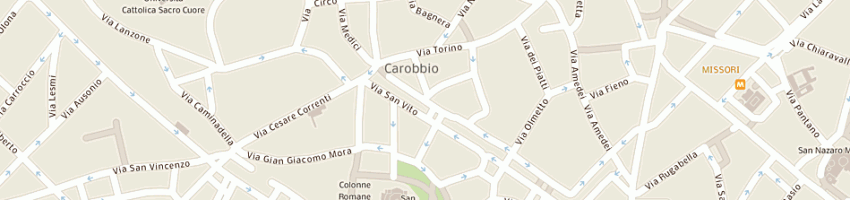Mappa della impresa semeia di meacci sergio e c sas a MILANO