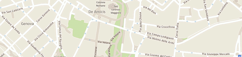 Mappa della impresa gagianesi claudio franco a MILANO