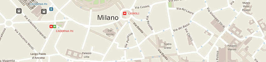 Mappa della impresa millepagine srl a MILANO