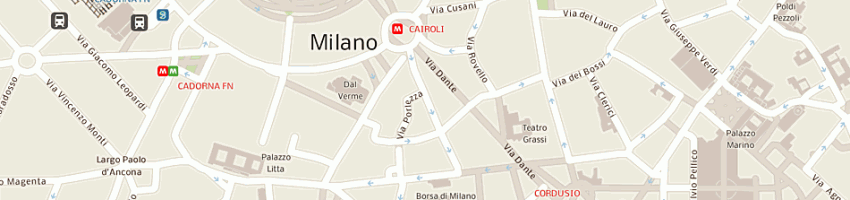 Mappa della impresa cantu' cesare a MILANO