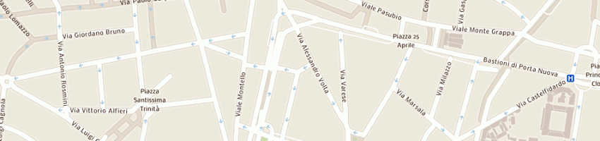 Mappa della impresa euro modeling consulting srl o solo e=mc2 a MILANO