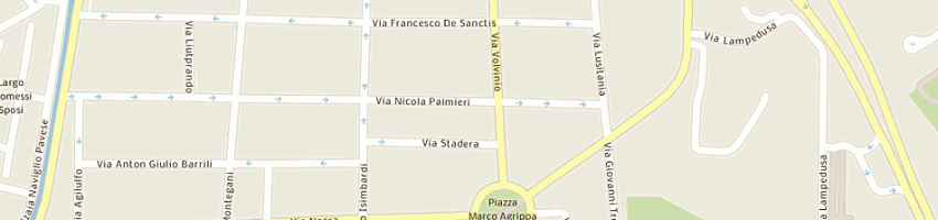Mappa della impresa carrozzo fernando a MILANO