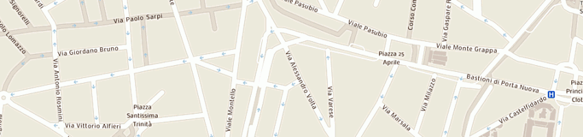 Mappa della impresa acciaro annamaria grazia a MILANO