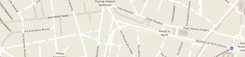 Mappa della impresa studio idrogeotecnico associato a MILANO