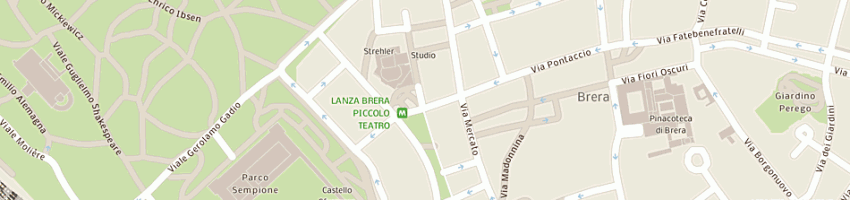 Mappa della impresa gamma immobiliare srl a MILANO
