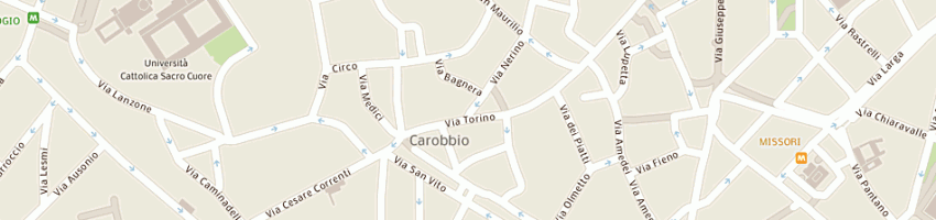 Mappa della impresa studio associato capillo scorrano e partners a MILANO