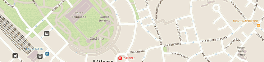 Mappa della impresa finavia srl a MILANO