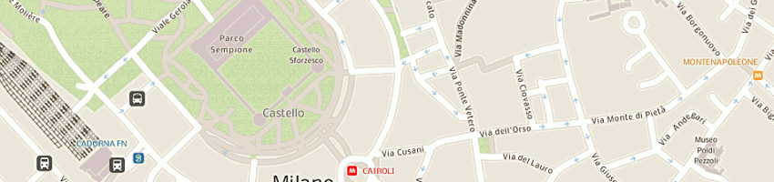 Mappa della impresa mister enne srl a MILANO
